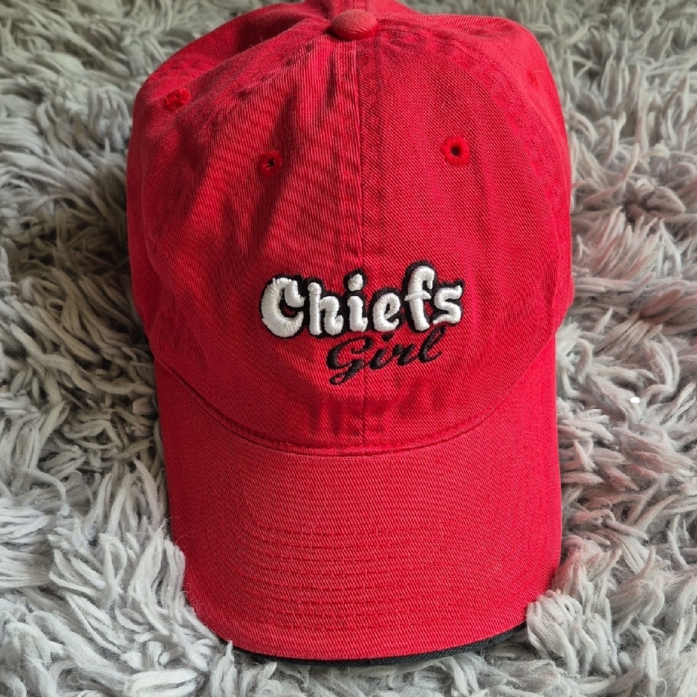 Kansas City Chiefs‎ Hat Womans Red Reebox  Strapback Adjustable NFL